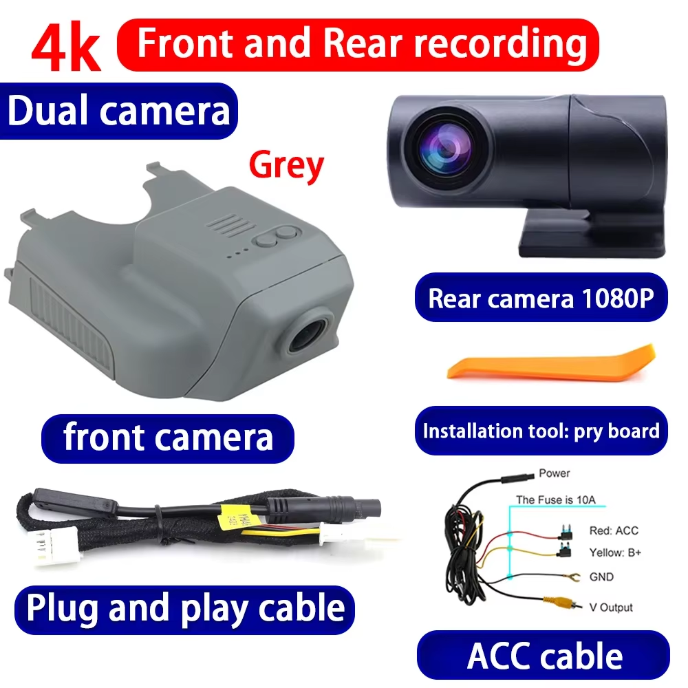 for Mercedes Benz ML M GL R Class W164 X164 W251 Grand Sports Tourer 4K Dash Cam Wifi Camera Video Recorder