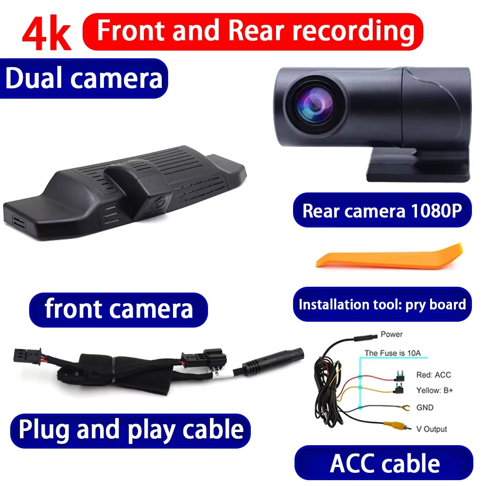 for Land Rover Defender L663 2019 2020 2021 2022 2023 2024 2025 4K Dash Cam Wifi Camera Video Recorder