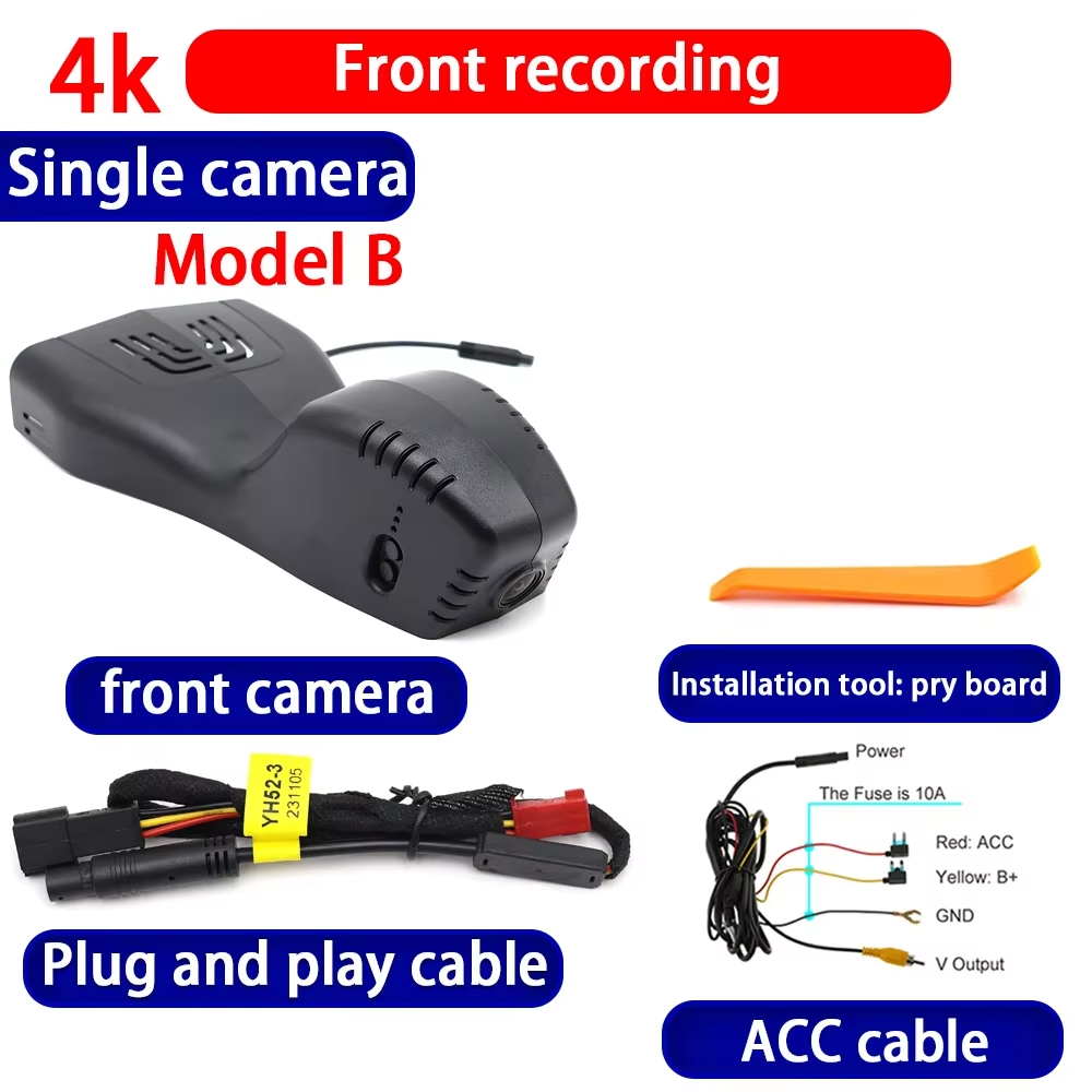 for BMW X6 M G06 F96 2019 2020 2021 2022 2023 2024 2025 4K Dash Cam Wifi Camera Video Recorder