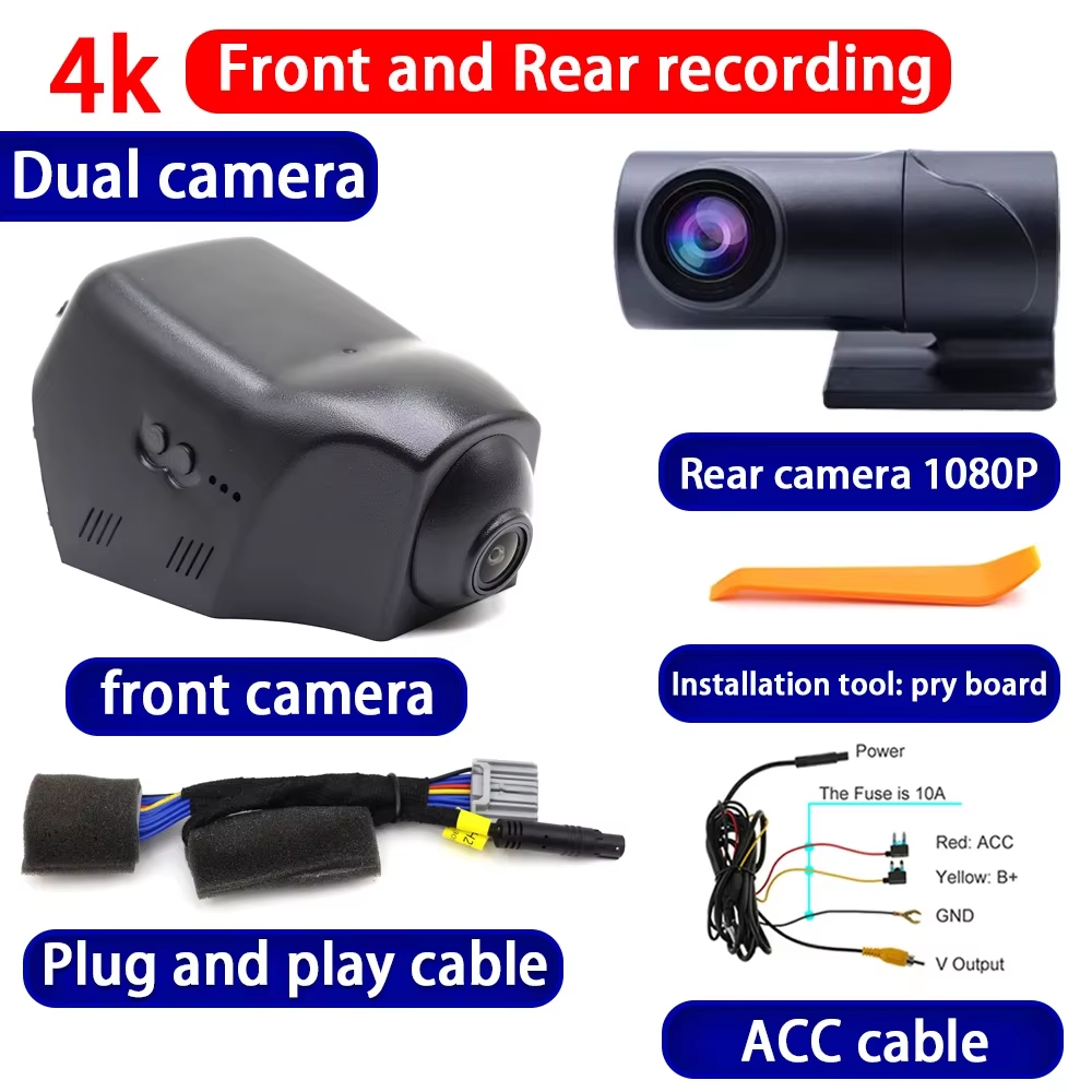for Land Rover Range Rover Sport L494 L405 Evoque L538 Discovery 5 L462 LR5 4K Dash Cam Wifi Camera Video Recorder