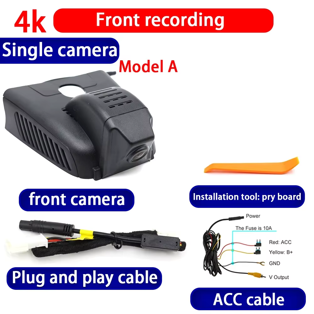 for Mercedes Benz MB CLA GLA A Class W177 V177 C118 H247 4K Dash Cam Wifi Camera Video Recorder