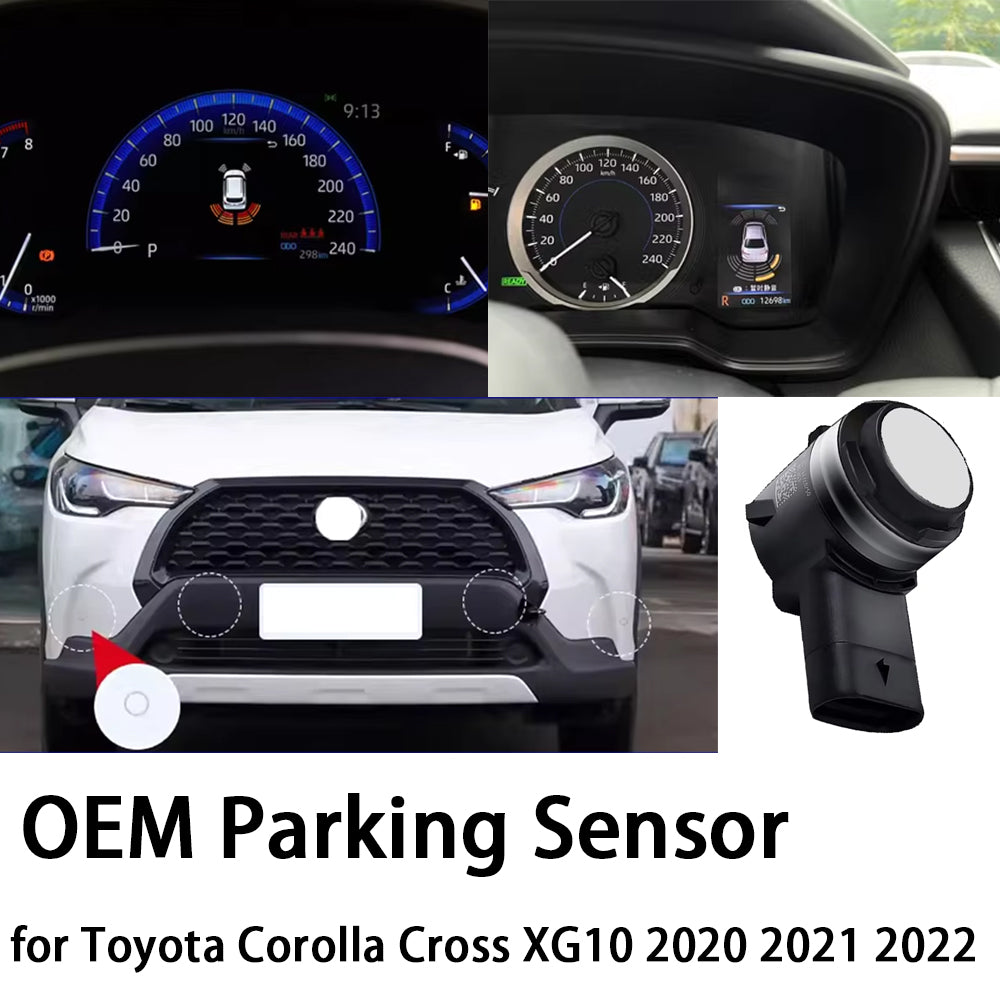 for Toyota Corolla Cross XG10 2020 2021 2022 OEM Car Parking Sensor Kit Buzzer Alarm Reverse Radar Detector System
