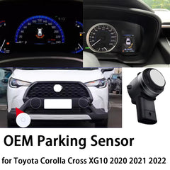 for Toyota Corolla Cross XG10 2020 2021 2022 OEM Car Parking Sensor Kit Buzzer Alarm Reverse Radar Detector System