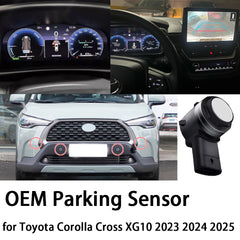 for Toyota Corolla Cross XG10 2023 2024 2025 OEM Car Parking Sensor Kit Buzzer Alarm Reverse Radar Detector System