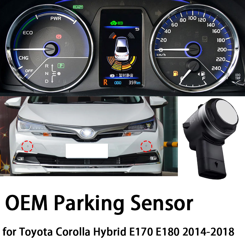 for Toyota Corolla Hybrid E170 E180 2014-2018 OEM Car Parking Sensor Kit Buzzer Alarm Reverse Radar Detector System