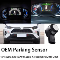 for Toyota RAV4 XA50 Suzuki Across Hybrid 2019-2025 OEM Car Parking Sensor Kit Buzzer Alarm Reverse Radar Detector System