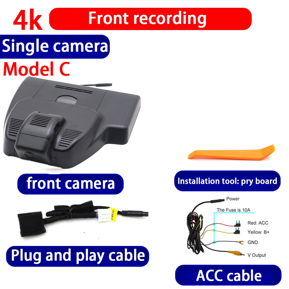 for Toyota Corolla Cross XG10 2020 2021 2022 2023 2024 2025 4K Dash Cam Wifi Camera Video Recorder