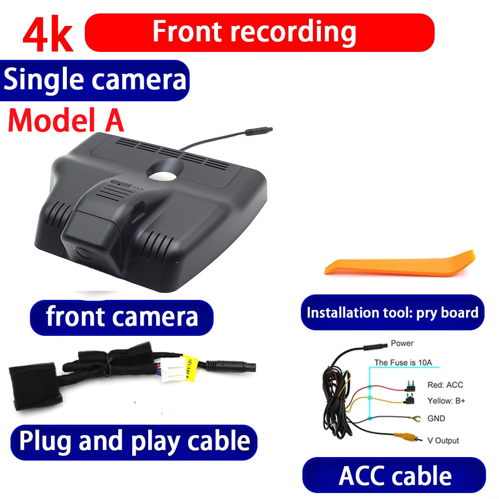 for Toyota Camry 9 Mk9 XV80 2024 2025 4K Dash Cam Wifi Camera Video Recorder