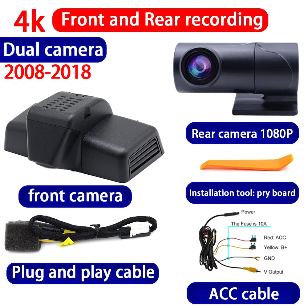 for Mercedes Benz G Class W463 G350 G400d G500 G550 G55 G63 4K Dash Cam Wifi Camera Video Recorder
