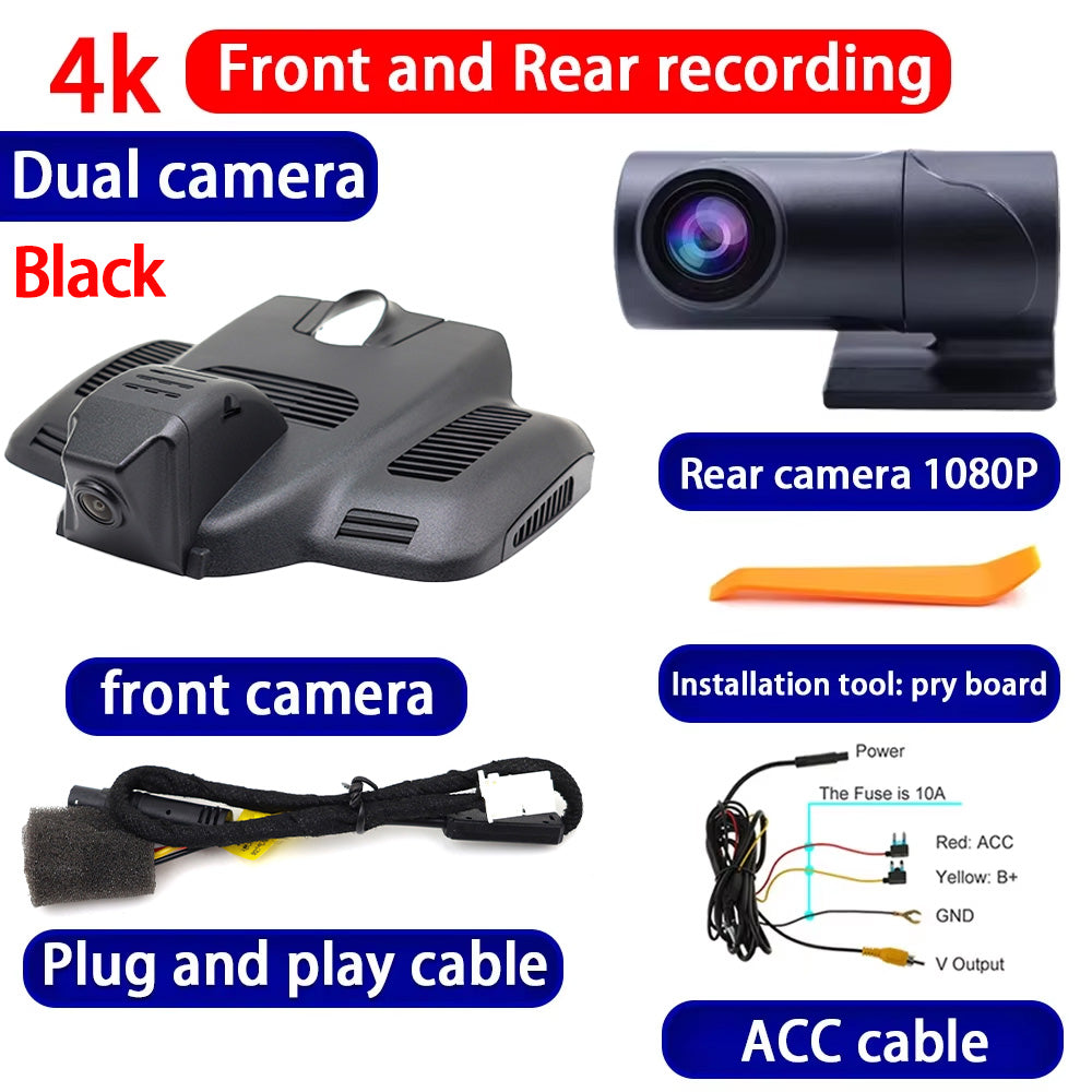 for Mercedes Benz MB C E Class W213 S213 C238 W205 S205 C205 4K Dash Cam Wifi Camera Video Recorder